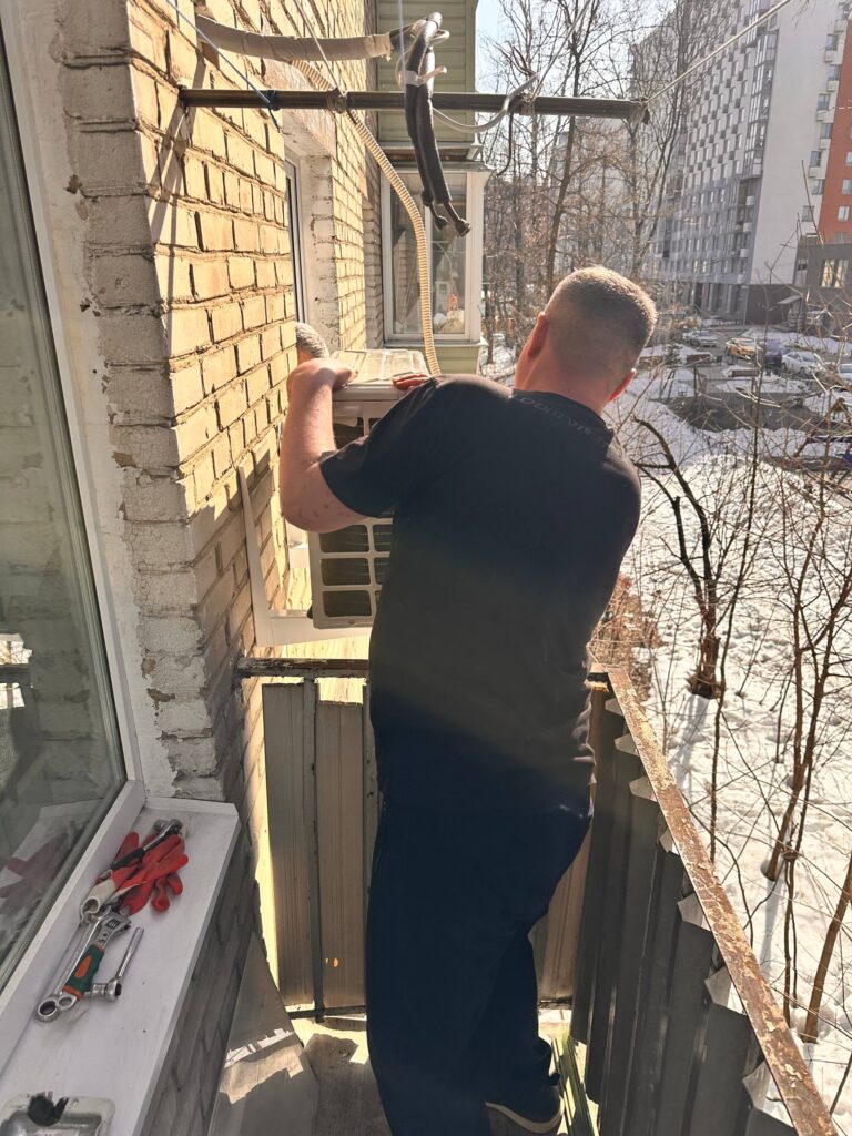 установка кондиционера